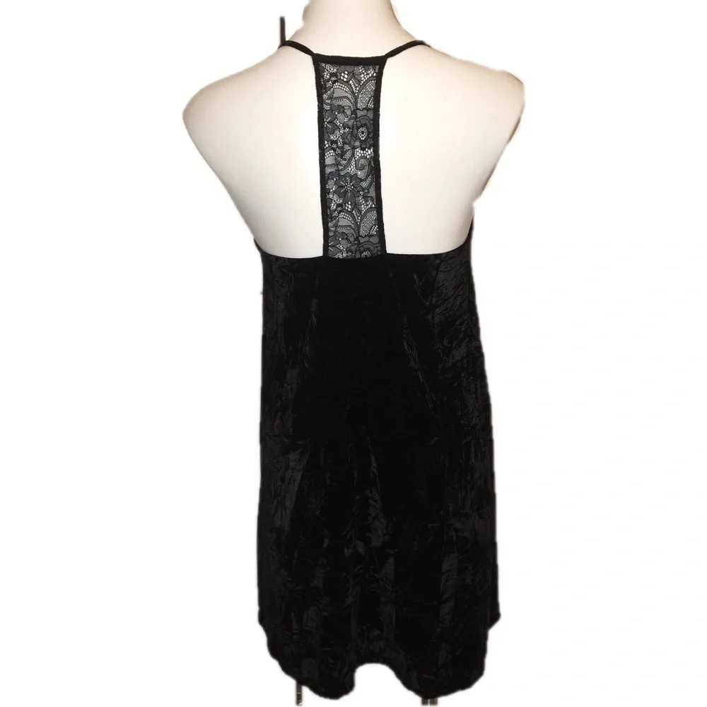 French Connection FCUK Lorraine Velvet Slip Dress